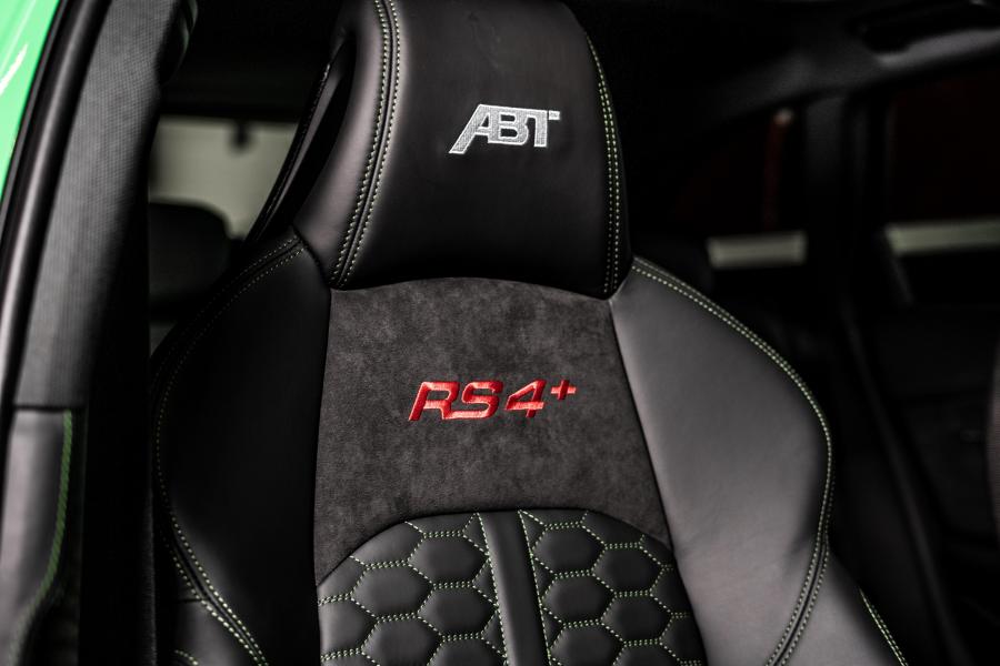 Детали интерьера Audi RS4+ Gloss Green by ABT (B9) 2019 года  (фото 11 из 16)
